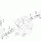 400 TRV Корпус и патрубки охлаждения