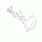Prowler XT Recoil starter cover assembly