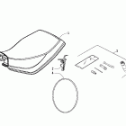 DVX 250 Seat and tool kit assembly
