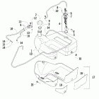 500 FIS Auto Топливный бак