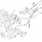 650 FIS Twin Двигатель и глушитель