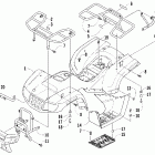 50 Utility Body panel and rack assembly