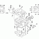 500 TRV Головка цилиндров