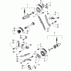650 FIS Twin Camshafts / tensioner assembly