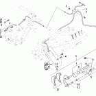 650 V-Twin FIS Гидравлический тормозной механизм