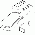 50 Utility Seat and tool kit assembly