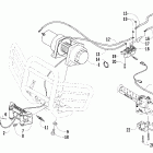 500 FIS Auto Winch assembly (le)