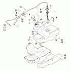 400 TBX Auto Топливный бак