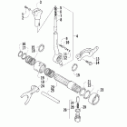 500 FIS Man Hi / low shifter assembly