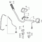 50 Utility Handlebar and control assembly