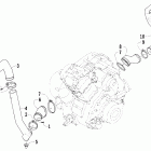 500 FIS Auto Корпус и патрубки охлаждения