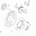 700 EFI SE Бендикс стартера