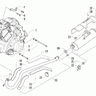 500 TBX Auto Двигатель и глушитель