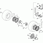 50 Utility Rear wheel and brake assemblies