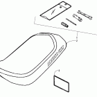DVX 90 Seat and tool kit assembly