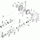 650 V-Twin FIS Задний привод редуктор