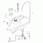 400 4x4 Auto VP Топливный бак