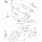 800 SX-R (JS800-A7F) Тросы управления