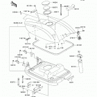800 SX-R (JS800-A7F) Engine hood