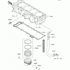 Ultra 260X (JT1500-EAF) Цилиндр и поршни