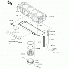 STX-15F (JT1500-A9F) Цилиндр и поршни