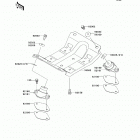 800 SX-R (JS800-A7F) Крепление двигателя