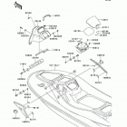900 STX (JT900-E6F) Hull middle fittings
