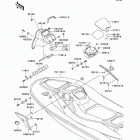 900 STX (JT900-E2) Hull middle fittings
