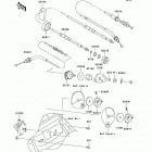 800 SX-R (JS800-A2) Тросы управления