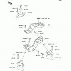 1200 STX-R (JT1200-C2) Крепление двигателя