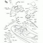 1200 STX-R (JT1200-C2) Hull middle fittings