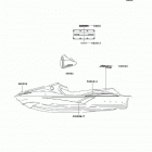 900 STX (JT900-E2) Decals(white)(e2)