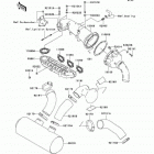 1200 STX-R (JT1200-C2) Глушитель