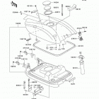 800 SX-R (JS800-A2) Engine hood