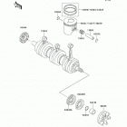Ultra 130 (JH1100-B2) Коленвал и поршни