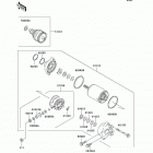 1100 ZXi (JH1100-A8) Стартер