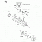 900 STS (JT900-B4) Коленвал и поршни