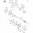 1100 ZXi (JH1100-A8) Ведущий вал