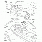 1200 STX-R (JT1200-A2) Hull middle fittings