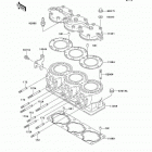 900 STX (JT900-C2) Цилиндр и головка цилиндров