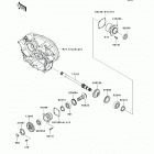 Brute Force 650 4x4i (KVF650-H7F) Передняя коническая зубчатая передача