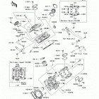 Brute Force 650 4x4i (KVF650-H7F) Головка цилиндра