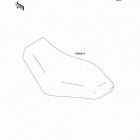 Brute Force 750 4x4i (KVF750-B7F) Сидение