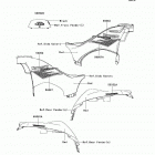 Brute Force 750 4x4i (KVF750-A7F) Decals(red)(a7f)