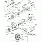 Brute Force 650 4x4i (KVF650-H7F) Передний привод