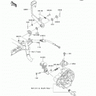 Brute Force 650 4x4i (KVF650-H7F) Педаль тормоза