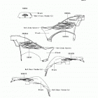 Brute Force 750 4x4i (KVF750-A7F) Decals(black)(a7f)