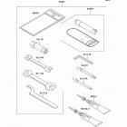 Brute Force 750 4x4i (KVF750-B7F) Owner's tools