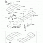 Brute Force 650 4x4i (KVF650-H7F) Багажник-кузов