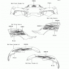 Brute Force 650 4x4 (KVF650-D7F) Decals(black)(d7f)